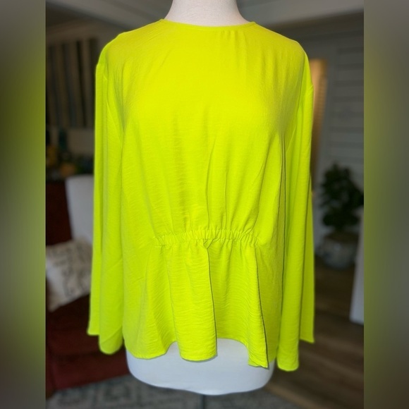 Alfani Tops - Alfani Bright Green Blouse- size large